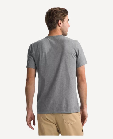 Футболка TNF S/S Half Dome Tee (Мужской; S; MedGreyHthr LemonYellow)